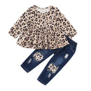 Toddler Girls Clothes 2T Infant Girl Outfit Baby 3T Fall Winter Cute Floral Shirt Tops Set