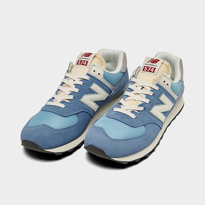 New Balance Men's 574 Core Casual Shoes in Blue/Blue Laguna