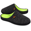 VONMAY Men's Cozy Slippers Two-Tone Indoor Outdoor House Shoes
