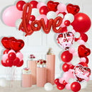 Valentine's Day Balloon Garland Arch Kit, 40" Love Foil Balloons Decoration