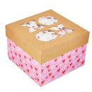 Valentine's Day Large XOXO Confetti Gift Box, 6.25" x 6.25" x 4.25", by Way To Celebrate