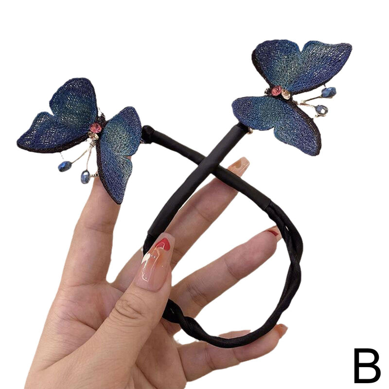 Women Lazy Hair Curler Butterfly Twisting Hair Clip AccessoriestP2 Maker J2E1