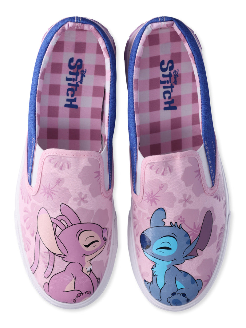 Women's Disney Stitch Low Top Slip-on Sneaker, Sizes 6-11