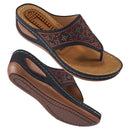 Womens Sandals Flip Flops for Women with Arch Support Cushion Summer Casual Rhinestone Wedge sandal