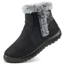 Womens Warm Faux Fur Lined Winter Snow Boots Waterproof Ankle Boots Outdoor Booties Comfortable Shoes for Wome