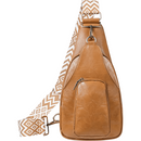 YOMYM Small Sling Bag for Women Leather Crossbody Fanny Packs Chest Bag for Women