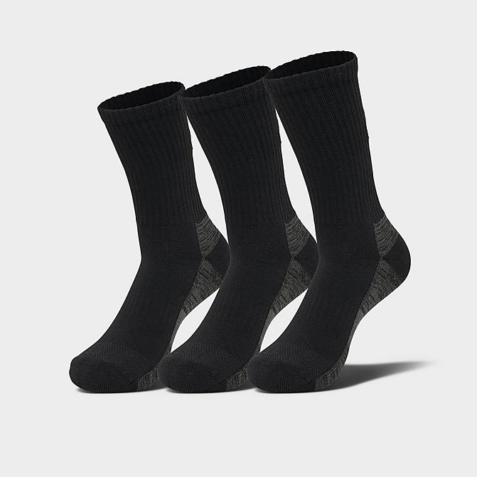 Asics Training Crew Socks (3-Pack) in Black/Black