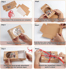 OurWarm 12pcs Christmas Cookie Gift Boxes Treat Boxes for Holiday Gift