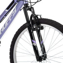 Huffy 24" Rock Creek Girls Mountain Bike for Women, Purple Lilac