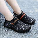 Stepedia Kids Water Shoes Boys Girls Quick Dry Non-Slip Barefoot Aqua Shoes for Walking Beach Swim, Black