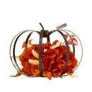 Harvest Metal Frame Pumpkin with Sunflower Indoor Decoration, 8", by Way To Celebrate - Walmart.com