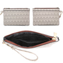 MKP Woman Fashion Backpacks Handbags Anti-Theft Travel School Bags Shoulder Purse Wallet Set 2pcs