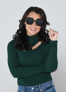 Shop Sofia Vergara x Foster Grant Women's Oversized Fashion Sunglasses Black - Great Prices Await