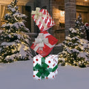 Light-up Stacked Gift Boxes with 60 Cool White LED Lights, 42in, by Holiday Time
