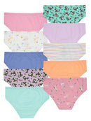 Wonder Nation Toddler Girl's Hipster Underwear, 10-Pack, Sizes 2T-5T