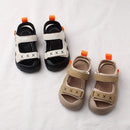 Povozer Sandals for Girls Old Boys' Baotou Sandals Walking Shoes (White, 5.5 Infant)