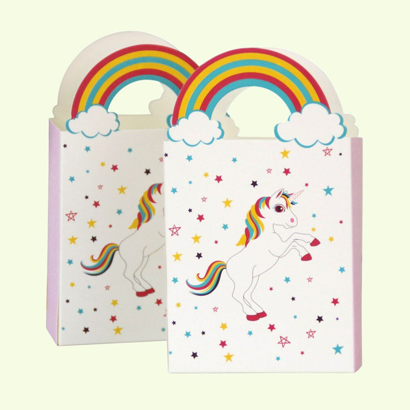 12 Pcs Wedding Favor Boxes Gift Candy Gifts Package Tiny Rainbow Bags Bride 12pcs