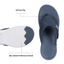 Dream Pairs Women's Fashion Flip Flops Comfort Arch Support Soft Cushion Thong Sandals Slippers BREEZE-1 NAVY Size 9