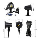 Christmas Projector Lights, Waterproof LED Moving Rotating Red Green Lights with Remote Projection Lamp for Holiday Party Home Gar