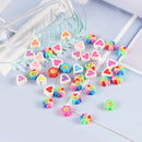 FGY 5540PCS Clay Beads Kit 24 Colors 6mm, DIY Bead Bracelet Kit for Necklaces Jewelry Making