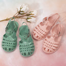 Kannior Toddler Girls Jelly Sandals Soft Rubber Sole Closed Toe Summer Shoes