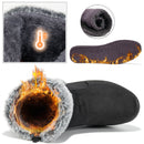 Womens Warm Faux Fur Lined Winter Snow Boots Waterproof Ankle Boots Outdoor Booties Comfortable Shoes for Wome