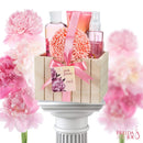 Freida & Joe Pink Peony Spa Bath and Body Gift Set for Women Luxury Body Care Mothers Day Gifts