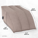 Aestoria Inflatable Leg Elevation Pillow Portable Leg Rest Wedge Pillow