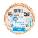 Great Value Confetti Cupcake Liners, 75 Count