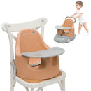 6-in-1 Convertible Baby Booster Seat with Tray Wheels