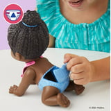 Baby Alive: Lil Snacks 9.5-Inch Doll Black Hair, Brown Eyes Kids Toy for Boys and Girls