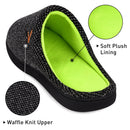 VONMAY Men's Cozy Slippers Two-Tone Indoor Outdoor House Shoes