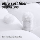 Balichun All Season Queen Size Cooling Comforter，Fluffy Down Alternative Comforter Breathable - White