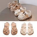Girls Sandals,Toddler Shoes Girls' Sandals Baby Sandals Princess Shoes Sandals (Color:Beige,Size:9)