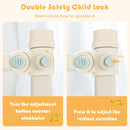 Vertical Lifting Baby Bedrail Guard with Double Safety Child Lock - Large