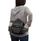 Outdoor Products Sonora 8.5 Ltr Waist Pack Fanny Pack Waist Pouch, Green, Unisex, Polyester Zipper