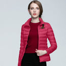 PMVFHDE Jackets for Women Casual Winter Down Coat Lightweight Hoodless