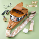 YOMYM Small Sling Bag for Women Leather Crossbody Fanny Packs Chest Bag for Women