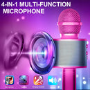 Karaoke Microphone for Kids, Toys for 3-12 Year Old Girls, Kids Microphone Girls Toys
