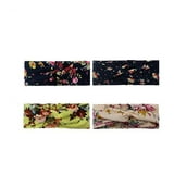 4-Pack Women's Floral Elastic Turban Headbands – Stylish Head Wraps for Fashionable