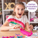Just My Style D.I.Y. Multicolor Satin Cord Bracelet Maker, Arts & Crafts, 6+