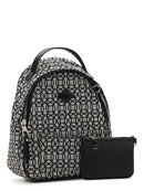 Time and Tru Women's Ruby Print Mini Backpack, Black
