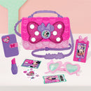 Disney Junior Minnie Mouse Bowfabulous Bag Set, 9-pieces, Dress Up and Pretend Play, Kids Toys for Ages 3 up