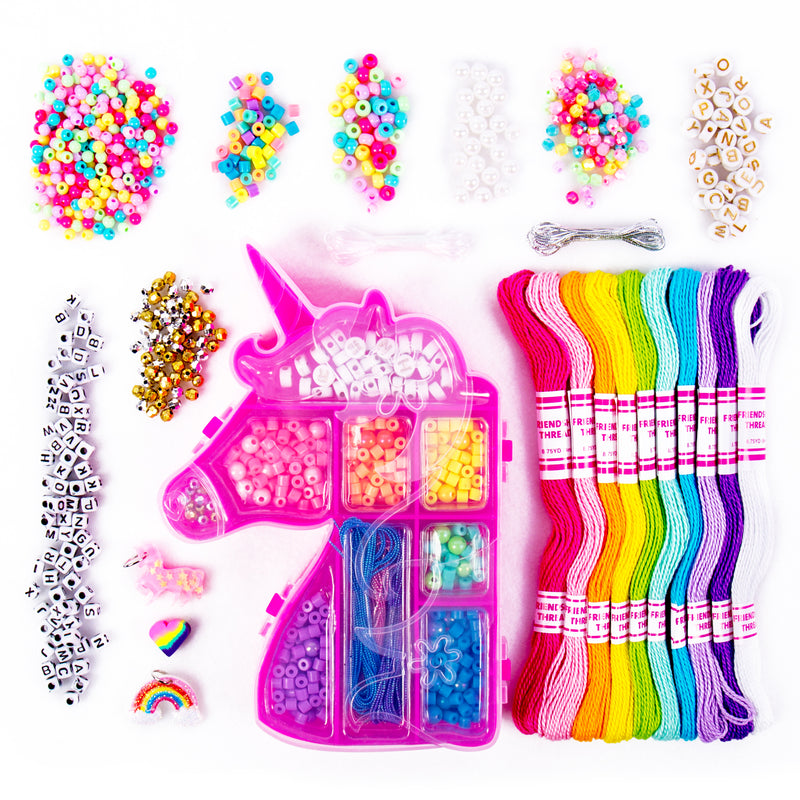 Just My Style Unicorn Friendship Bracelet Making Kit, Child, Ages 6+