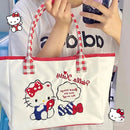 Sanrio Purse Anime Backpack Embroidered Hello Kitty Bag Tote Bag