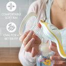 Medela Harmony Manual Breast Pump with PersonalFit Flex Breast Shield, 6 Piece Set