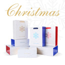 PACKHOME Gift Box, Gold Magnetic Gift Box with Lid for Christmas, 9x6.5x3.8 inches (Snowflake)