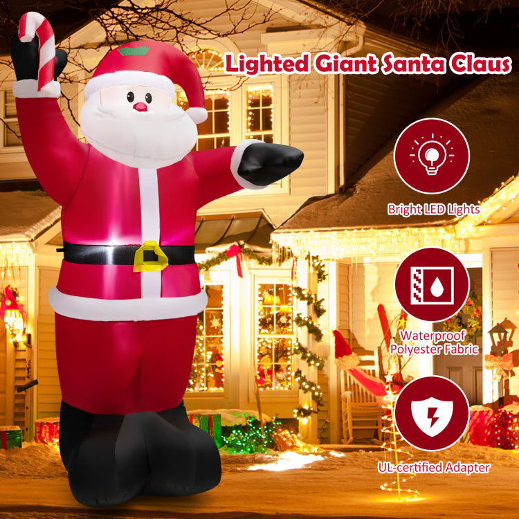 8 Feet Inflatable Santa Claus Decoration