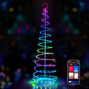 6 Feet Light Up Spiral Christmas Tree with Tree Top Star