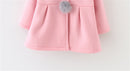 MINKIDFASHION Baby Girls Winter Autumn Cotton Warm Jacket Coat Pink 2T